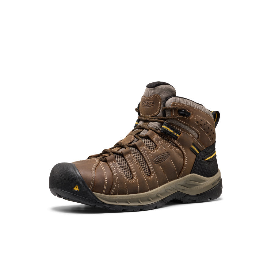 Keen Sale | Men's Flint II Boot (Steel Toe) Cascade Brown/Golden Rod