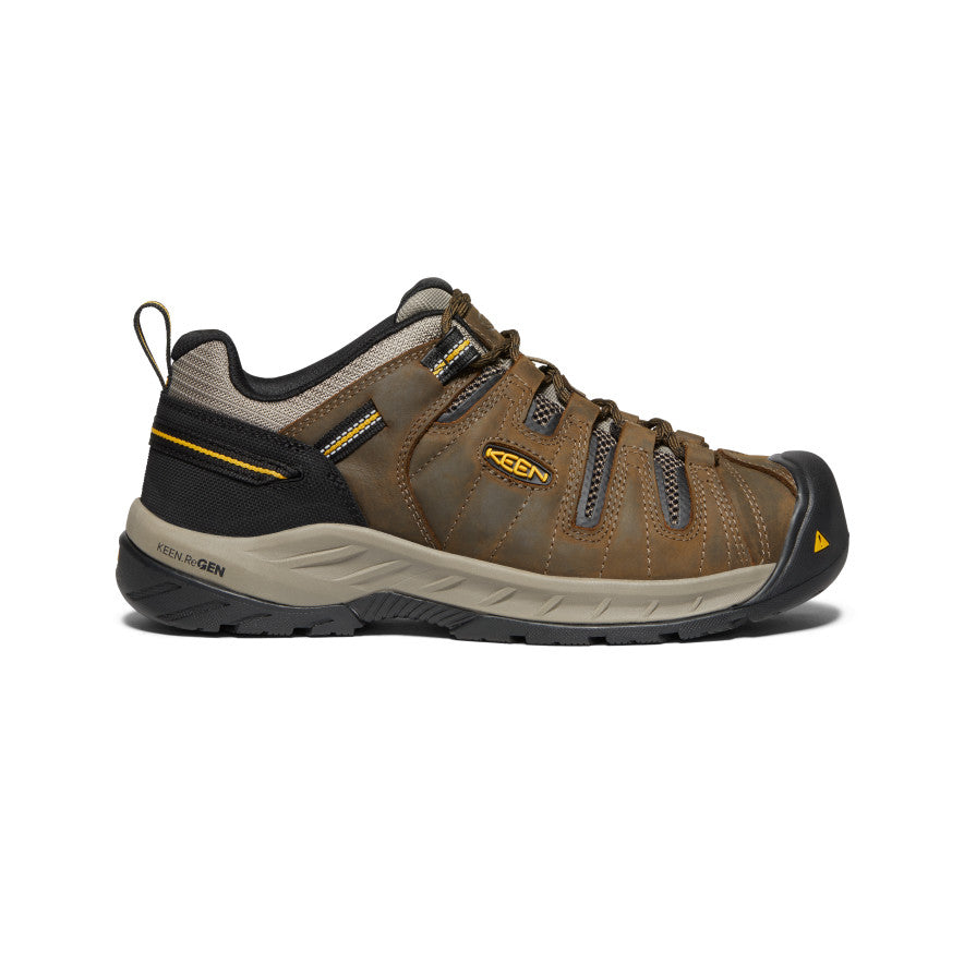 Keen Hot style | Men's Flint II (Soft Toe) Cascade Brown/Golden Rod