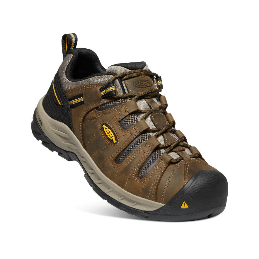Keen Hot style | Men's Flint II (Soft Toe) Cascade Brown/Golden Rod