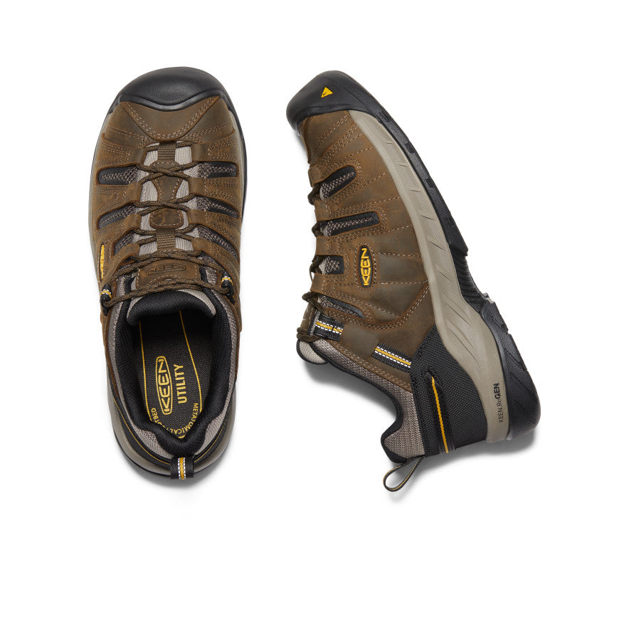 Keen Hot style | Men's Flint II (Soft Toe) Cascade Brown/Golden Rod