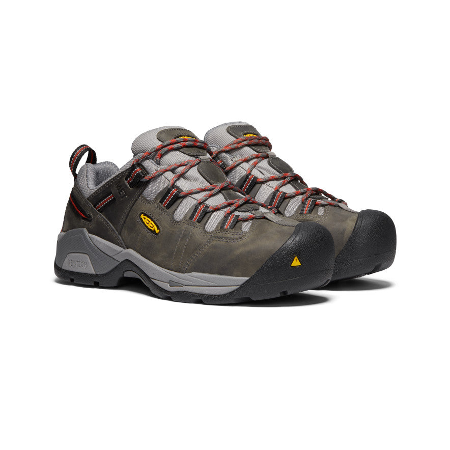 Keen New | Men's Detroit XT Internal Met (Steel Toe) Steel Grey/Bossa Nova