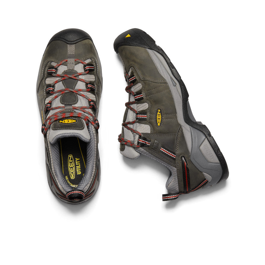 Keen New | Men's Detroit XT Internal Met (Steel Toe) Steel Grey/Bossa Nova