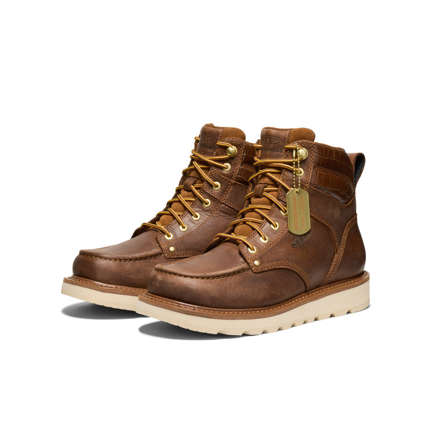Keen Popular style | Men's Cincinnati 6" Boot (Soft Toe) x Noon Goons  Leather Brown/Off White