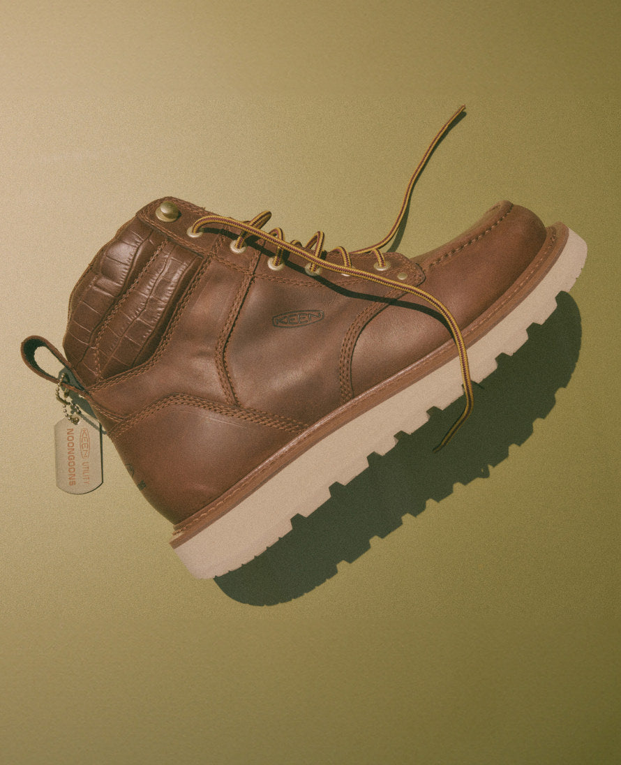 Keen Popular style | Men's Cincinnati 6" Boot (Soft Toe) x Noon Goons  Leather Brown/Off White