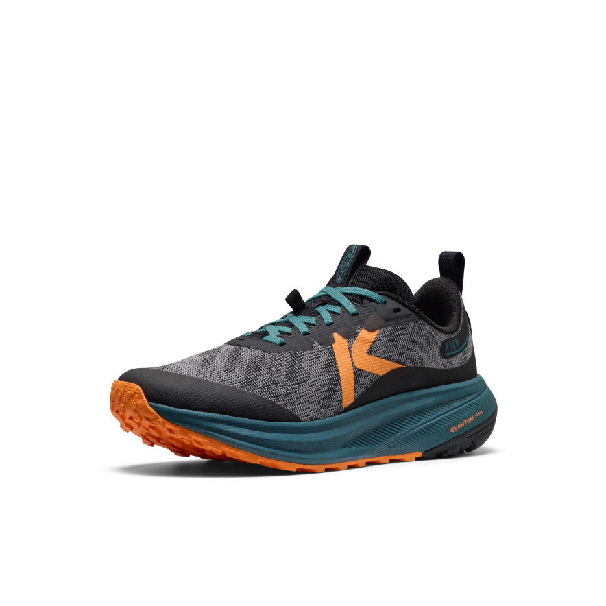 Keen | Men's Roam Trail Running Shoe Black/Orange Peel
