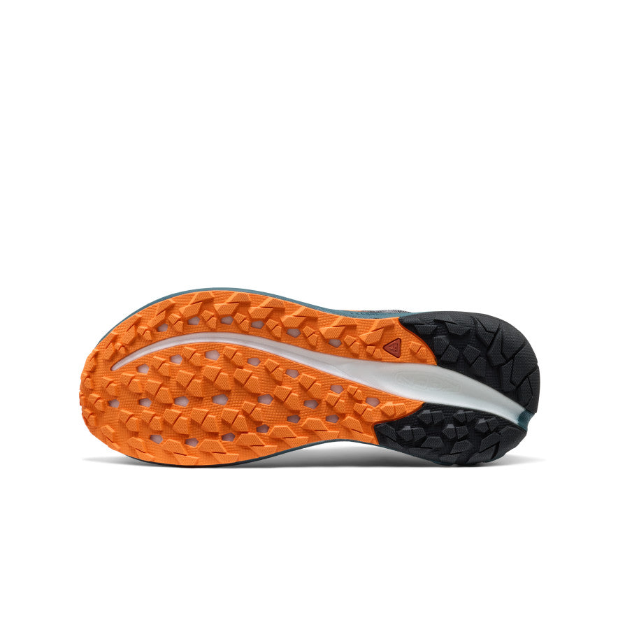 Keen | Men's Roam Trail Running Shoe Black/Orange Peel