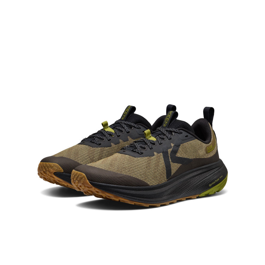 Keen Online | Men's Roam Trail Running Shoe Dark Olive/Golden Cypress