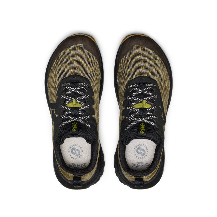 Keen Online | Men's Roam Trail Running Shoe Dark Olive/Golden Cypress