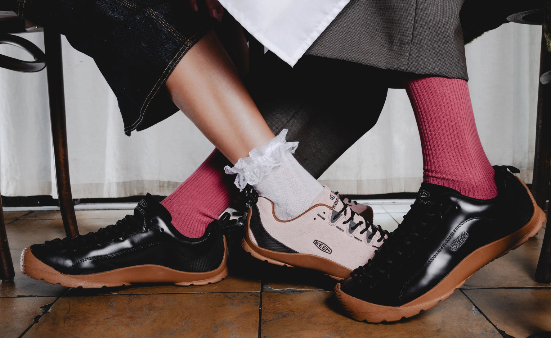 Keen Sale | Men's Jasper Sneaker x Highsnobiety Pink/Gum