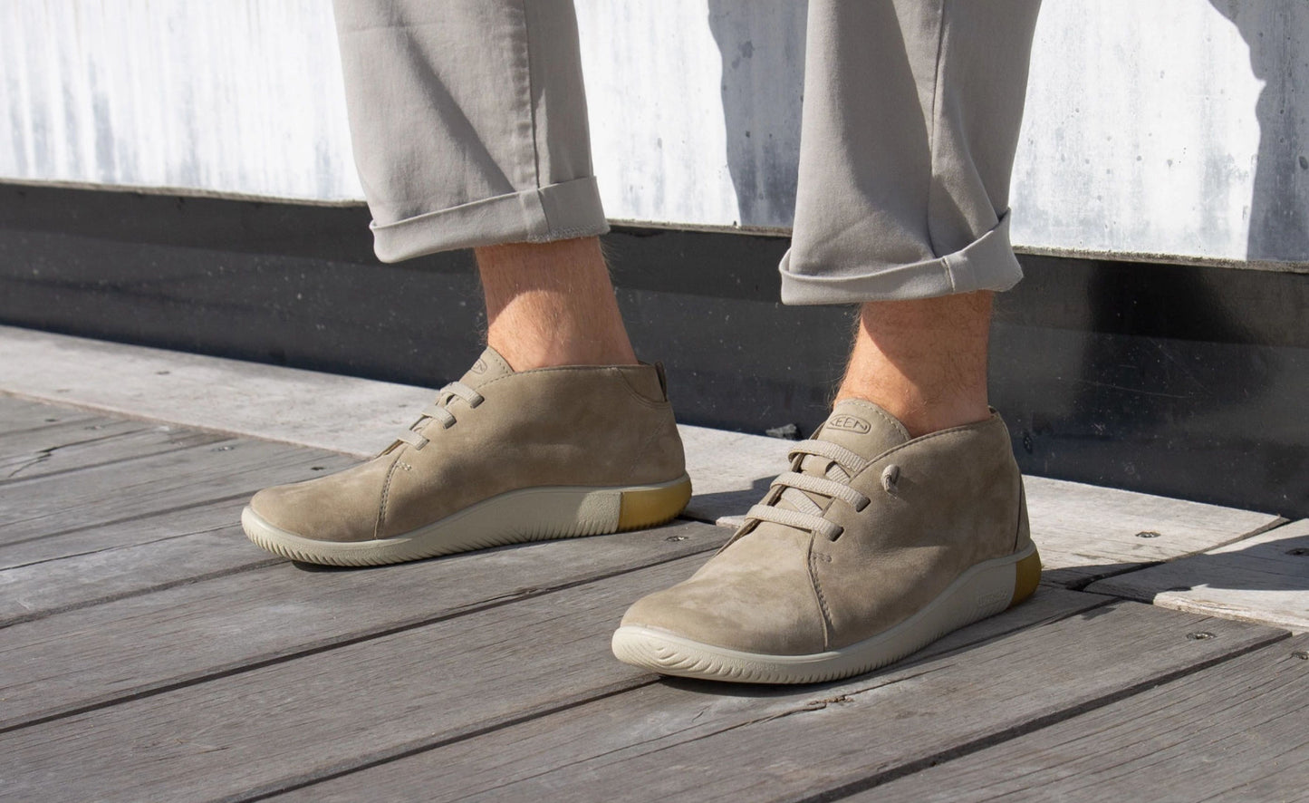Keen Popular style | Men's KNX Chukka Brindle/Plaza Taupe