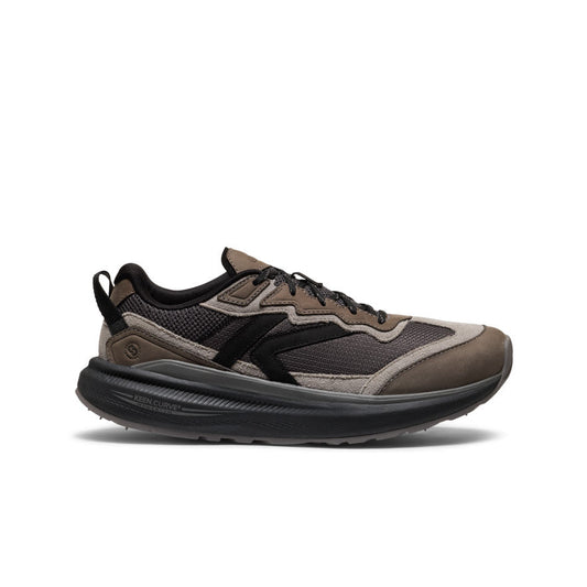 Keen Discount | Men's WK500 Leather Walking Shoe Steel Grey/Black