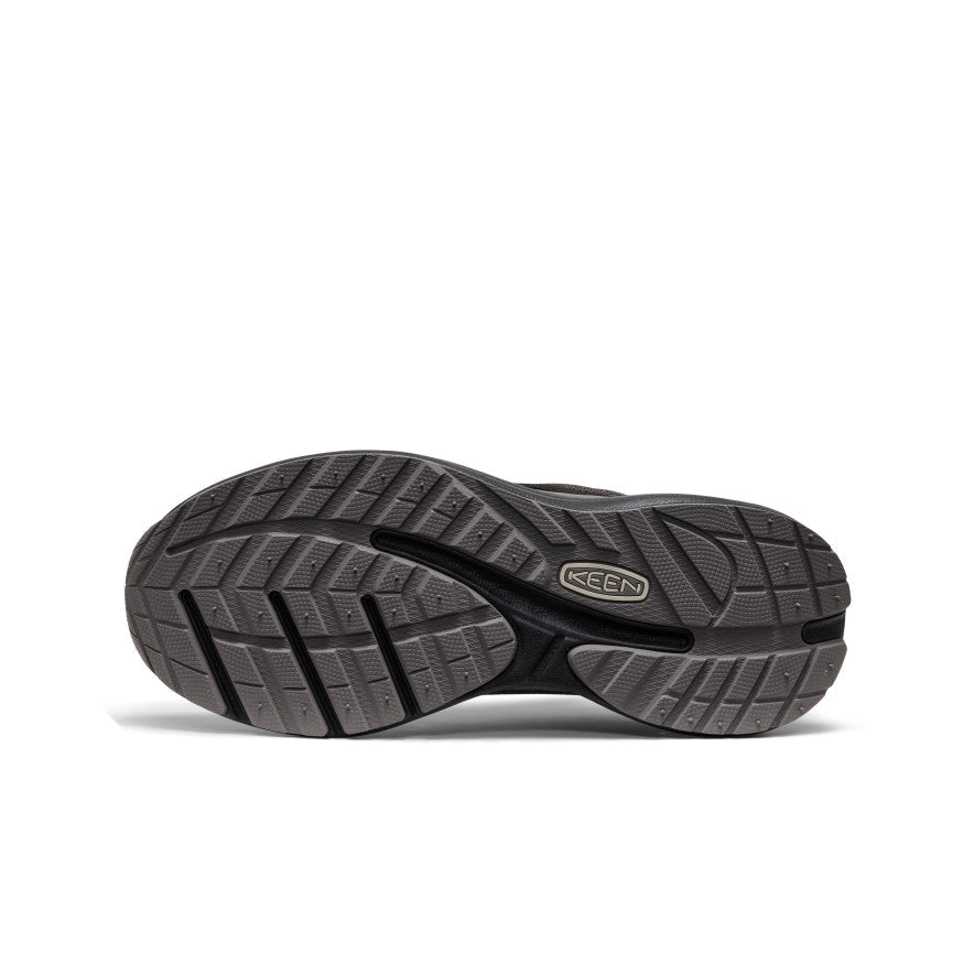 Keen Discount | Men's WK500 Leather Walking Shoe Steel Grey/Black