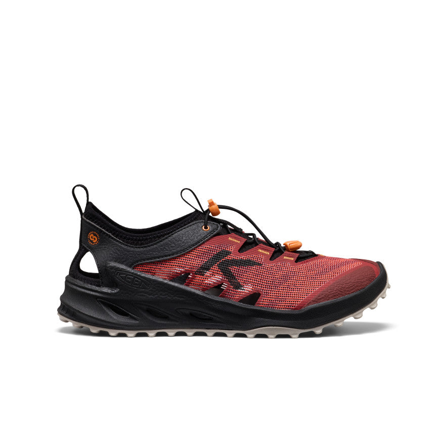 Keen Hot style | Men's Zionic ADV Open-Air Hiking Shoe Garnet/Orange Peel
