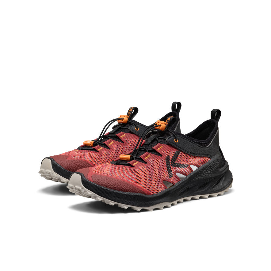 Keen Hot style | Men's Zionic ADV Open-Air Hiking Shoe Garnet/Orange Peel