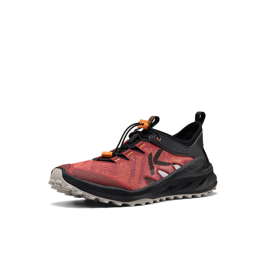 Keen Hot style | Men's Zionic ADV Open-Air Hiking Shoe Garnet/Orange Peel