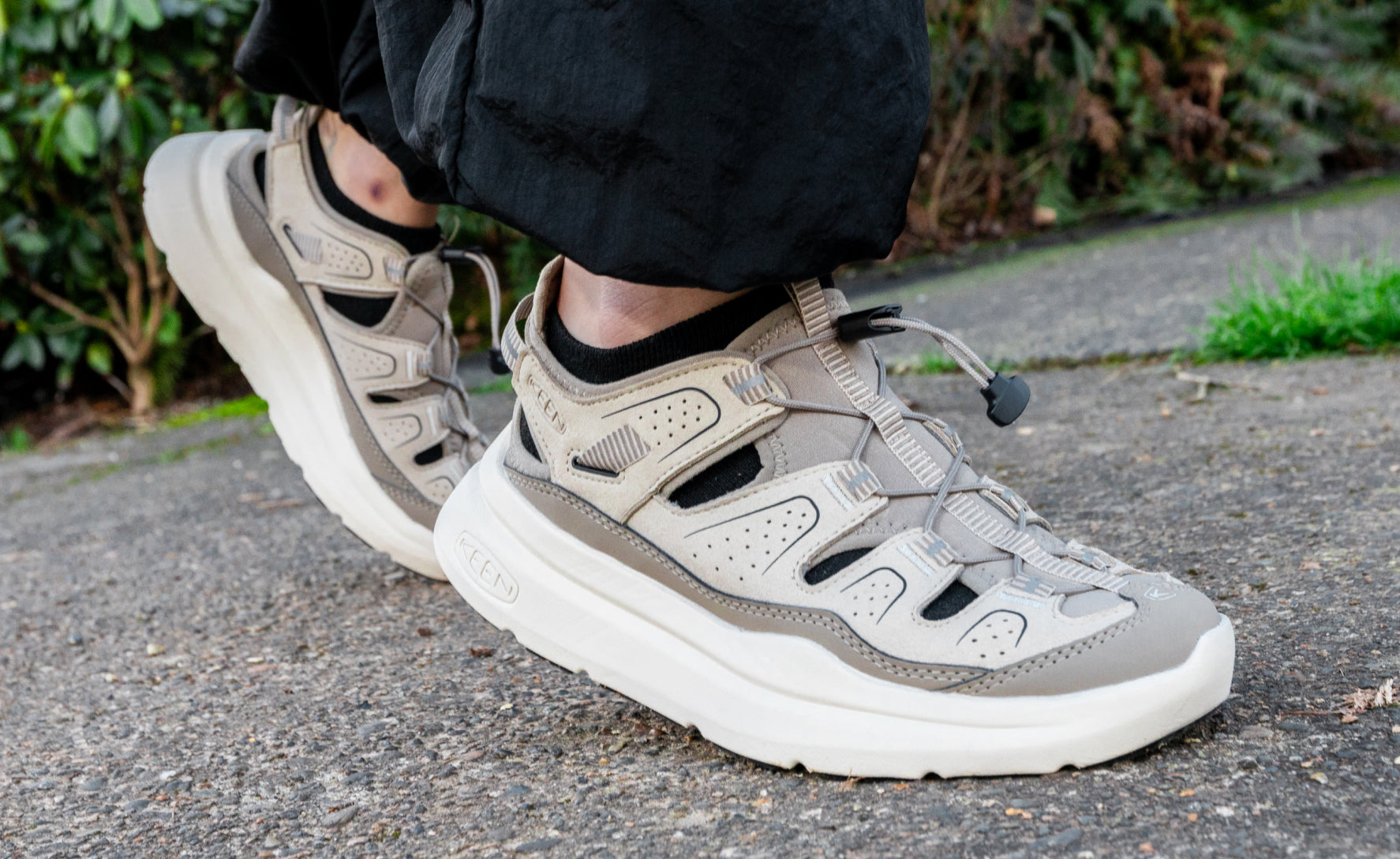 Keen Hot style | Men's WK450 Walking Sandal Plaza Taupe/Black