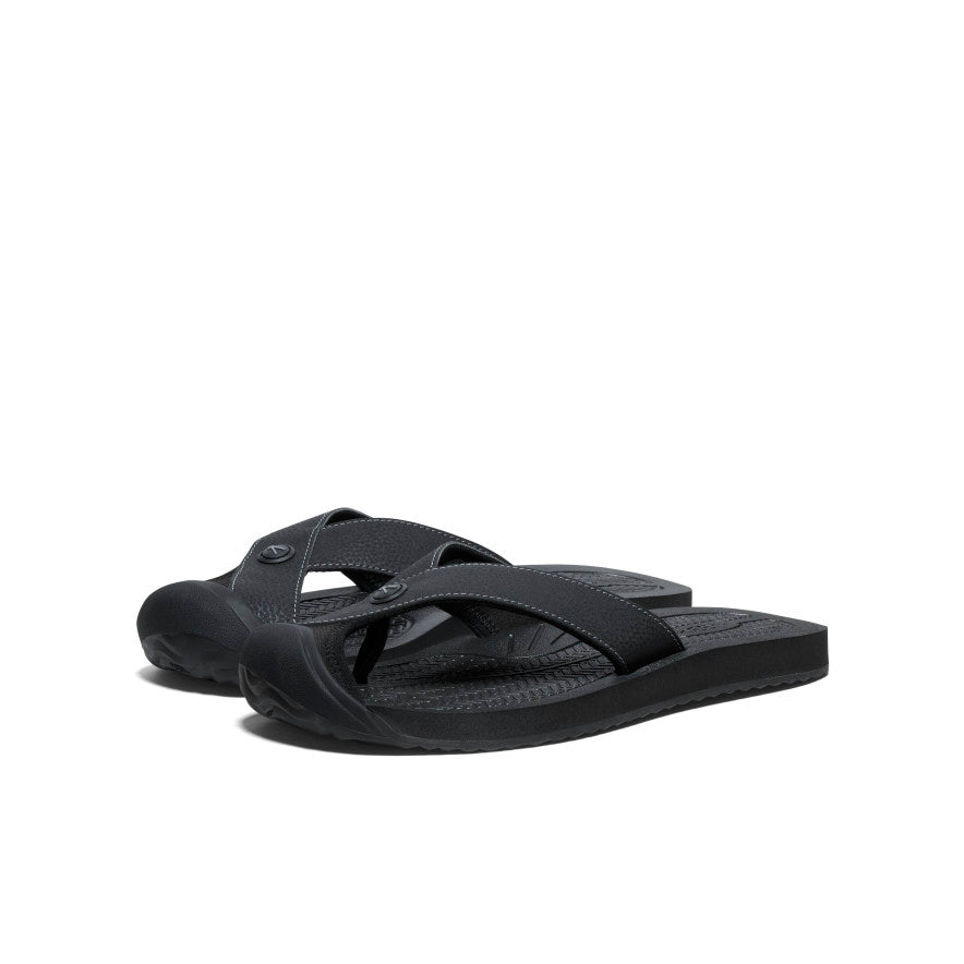 Keen US | Men's Barbados Flip-Flop Black/Steel Grey