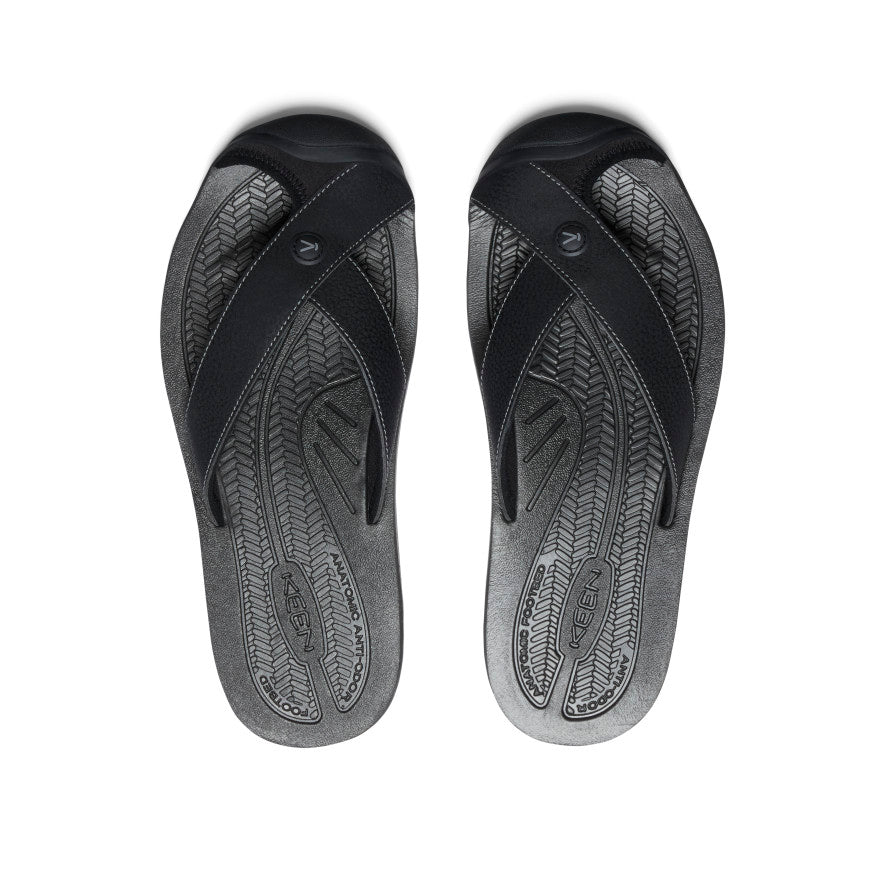 Keen US | Men's Barbados Flip-Flop Black/Steel Grey