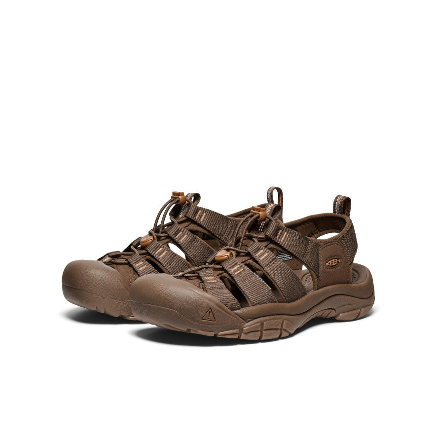 Keen New | Men's Newport H2 Sandal Monochrome/Dark Earth