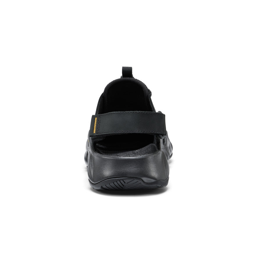 Keen US | Men's Hyperport Fisherman Leather Sandal Black/Keen Yellow
