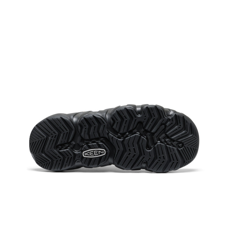 Keen US | Men's Hyperport Fisherman Leather Sandal Black/Keen Yellow