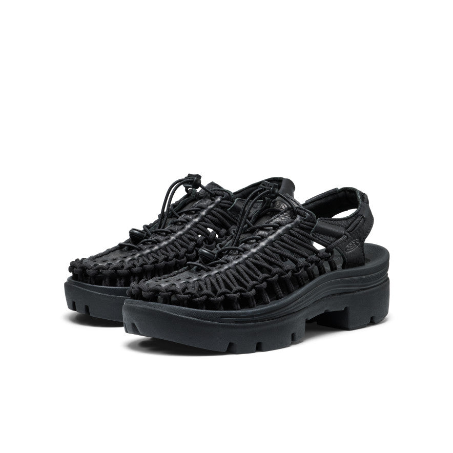 Keen On sale | All Gender UNEEK PLT Sneaker Black Smooth Lea
