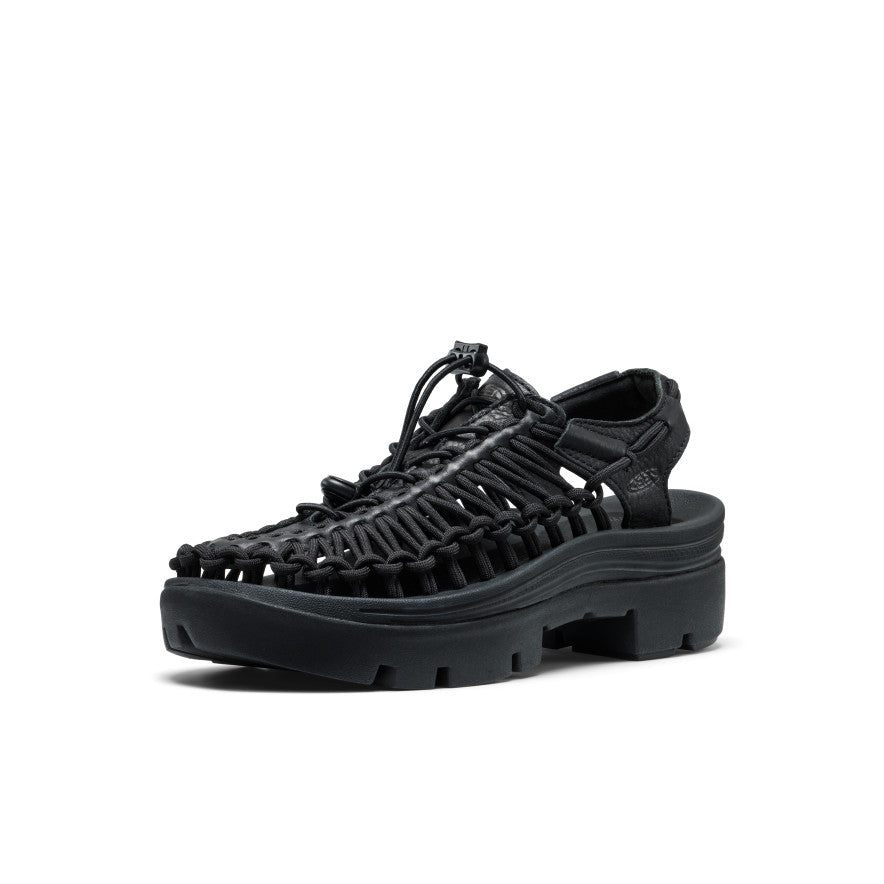 Keen On sale | All Gender UNEEK PLT Sneaker Black Smooth Lea