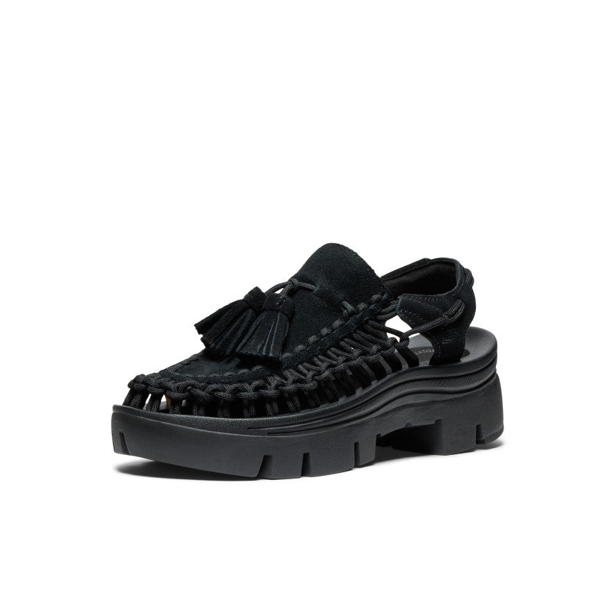 Keen Outlet | All Gender UNEEK PLT Tassel Sneaker Black/Black