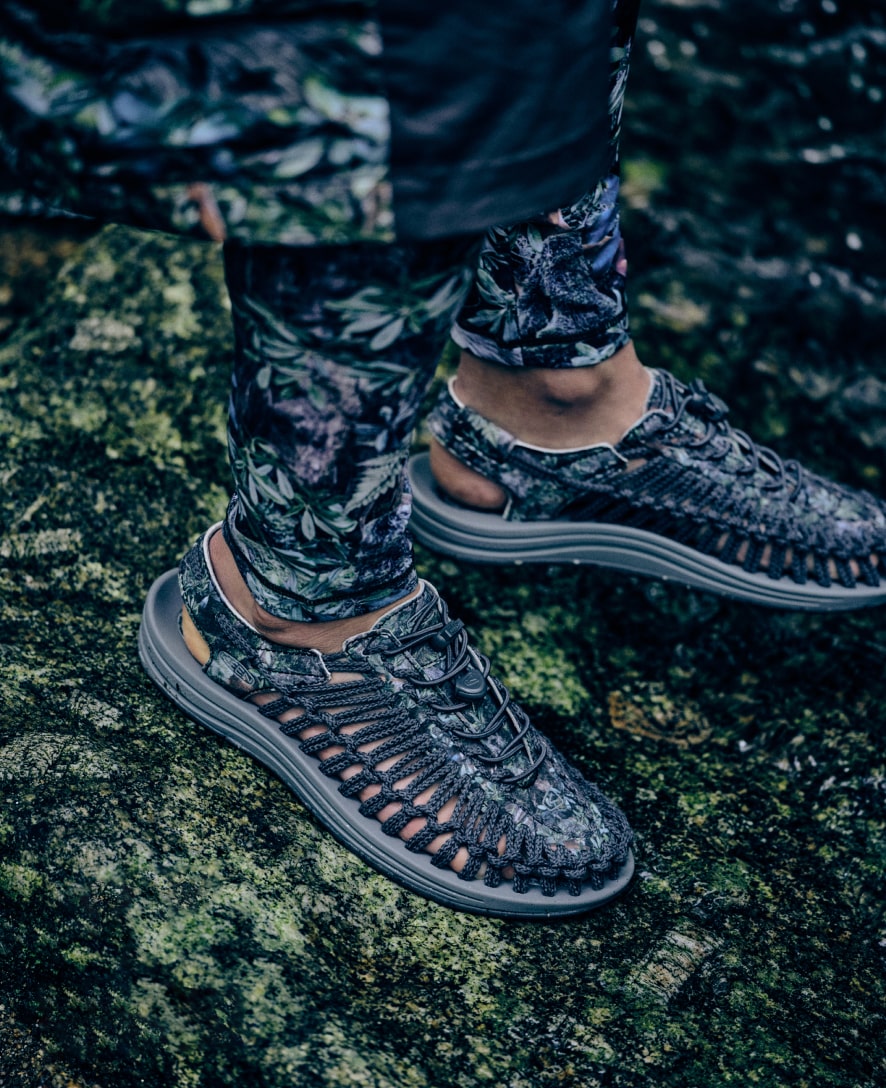 Keen Popular style | Men's UNEEK Sneaker x ELNEST Yakushima Forestra Camo