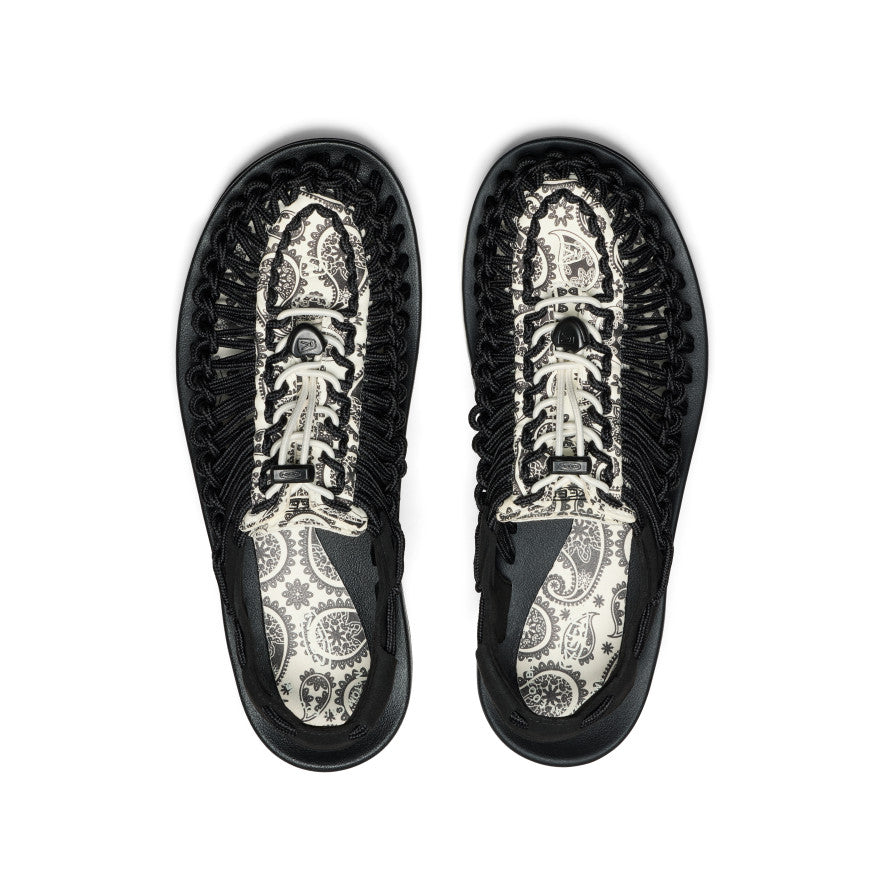 Keen | Men's UNEEK Sneaker x T.H.C. Blk Raven Paisley