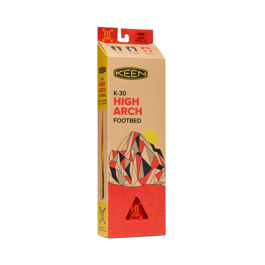 Keen Online | Men's Outdoor K-30 High Arch Insole Red
