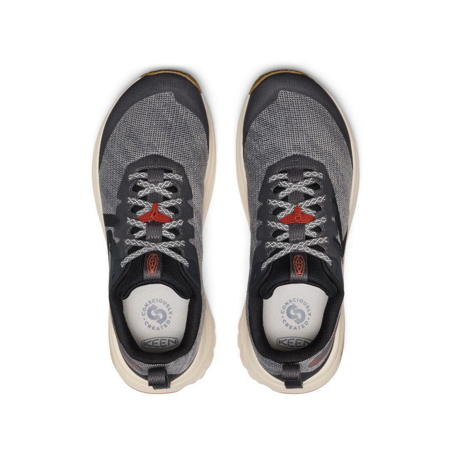 Keen New | Men's Roam Trail Running Shoe Magnet/Burnt Brick