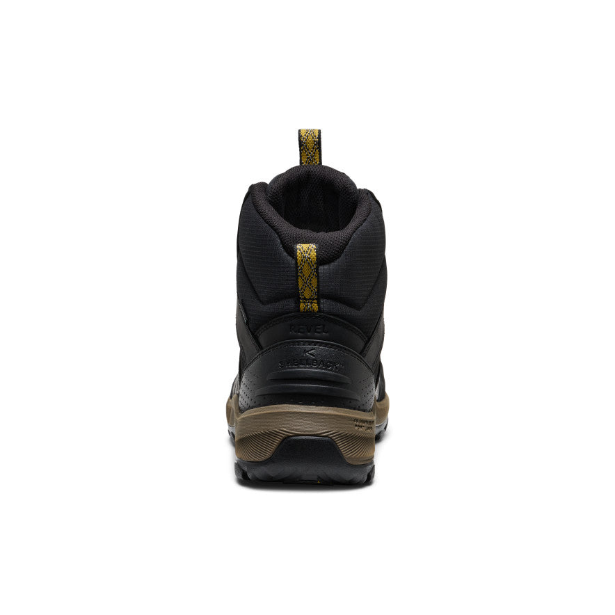 Keen Near Me | Men's Revel IV Polar Waterproof Boot Black/Lemon Curry