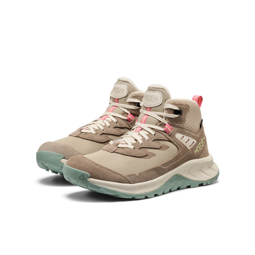 Keen On sale | Women's Hightrail Waterproof Hiking Boot Brindle/Pink Lemonade