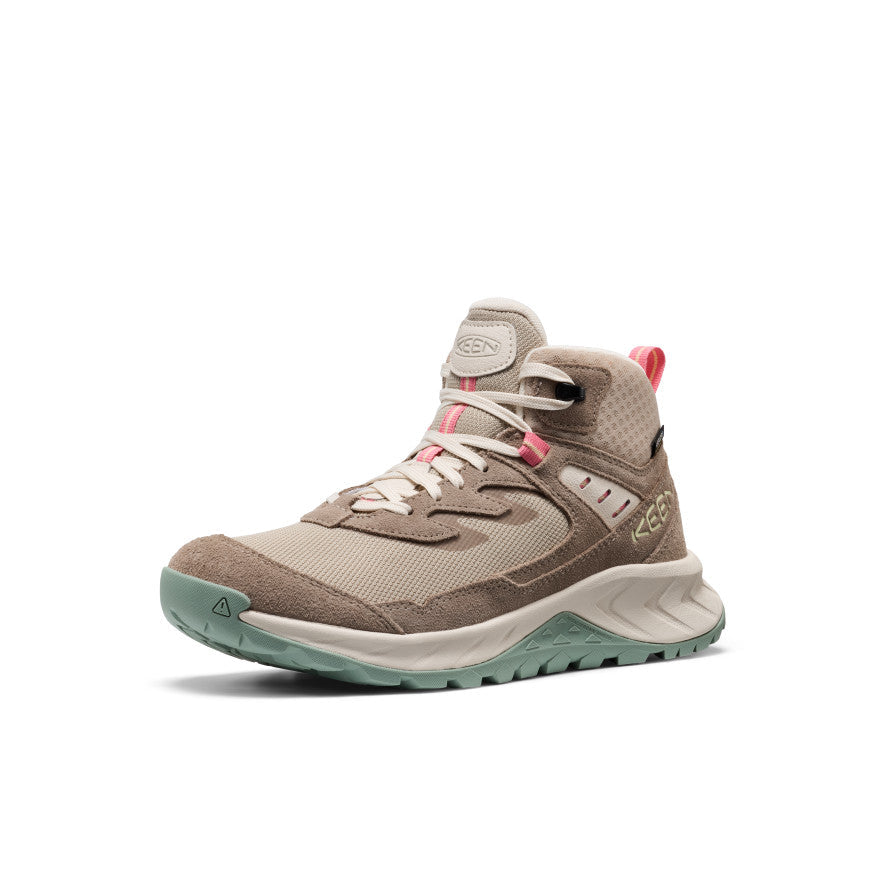 Keen On sale | Women's Hightrail Waterproof Hiking Boot Brindle/Pink Lemonade