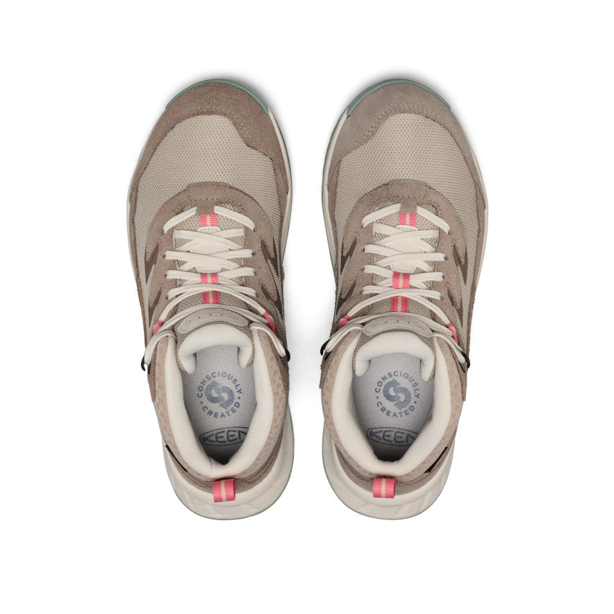 Keen On sale | Women's Hightrail Waterproof Hiking Boot Brindle/Pink Lemonade