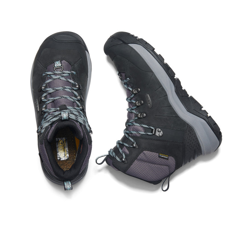 Keen New | Women's Revel IV Polar Waterproof Boot Black/Harbor Gray