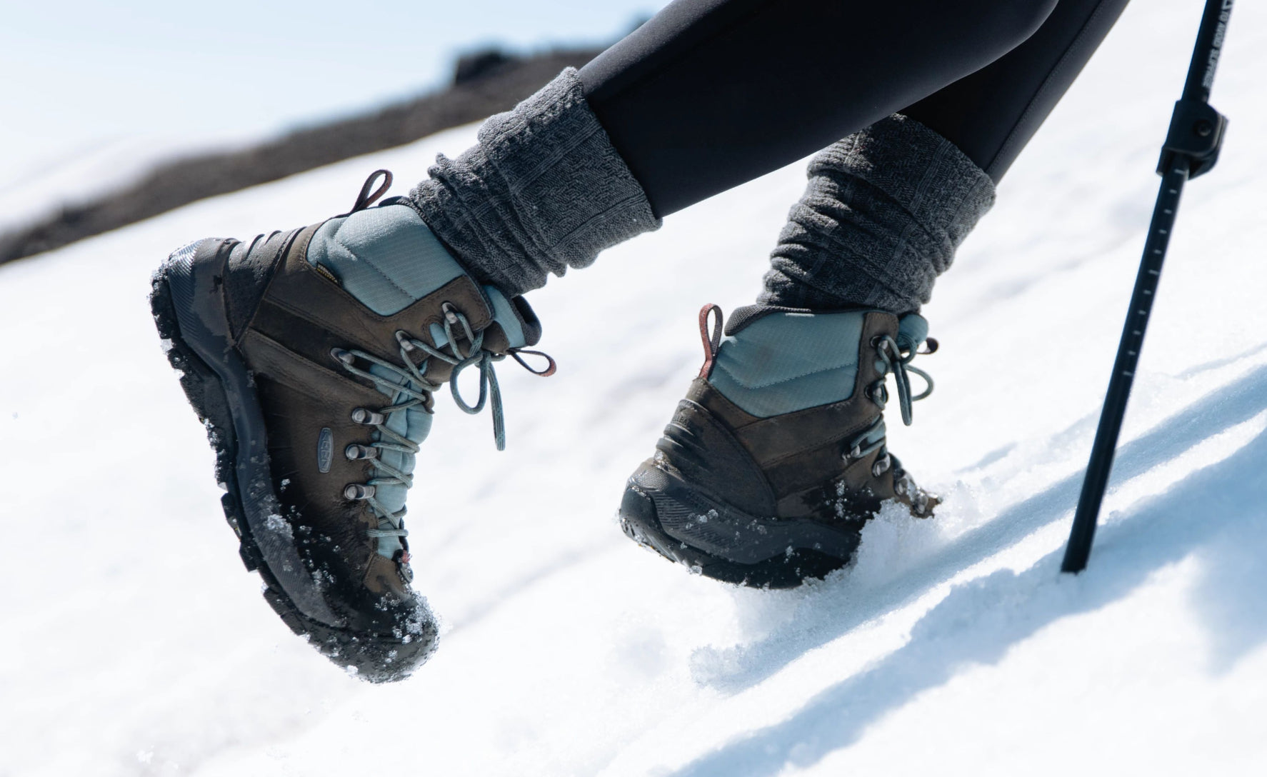 Keen New | Women's Revel IV Polar Waterproof Boot Black/Harbor Gray