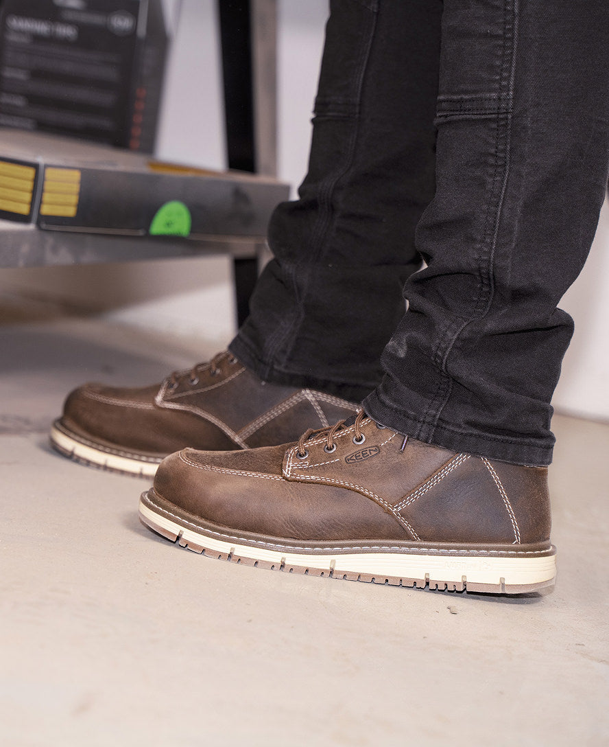 Keen Popular style | Women's San Jose 6" Waterproof Boot (Aluminum Toe) Cascade Brown/Gum