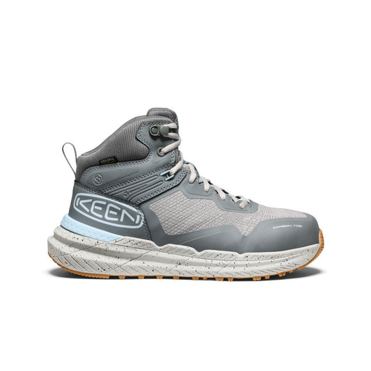 Keen | Women's Synchro Waterproof Work Boot (Carbon Toe) Steel Grey/Gum