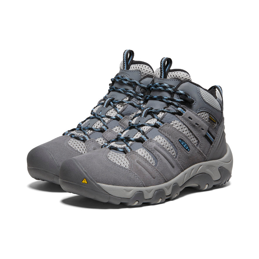 Keen Sale | Women's Headout Waterproof Hiking Boot Steel Grey/Blue Heaven