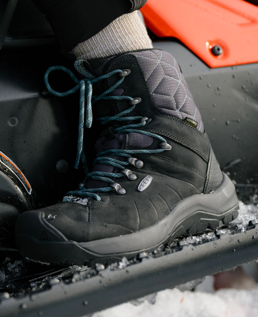 Keen On sale | Women's Revel IV High Polar Waterproof Boot Black/North Atlantic