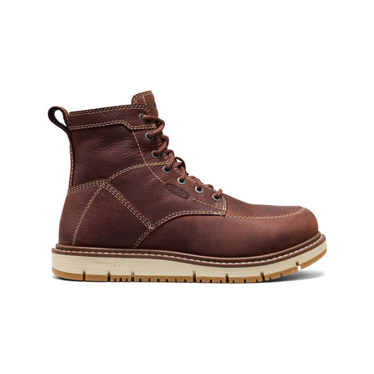 Keen | Women's San Jose 6" Boot (Aluminum Toe) Gingerbread/Gum