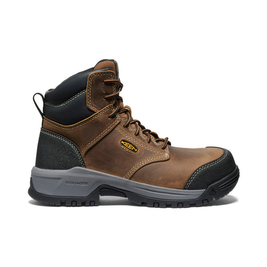 Keen Discount | Women's Evanston 6" ESD Boot (Carbon Toe) Bison/Black
