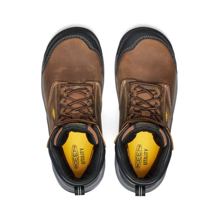 Keen Discount | Women's Evanston 6" ESD Boot (Carbon Toe) Bison/Black