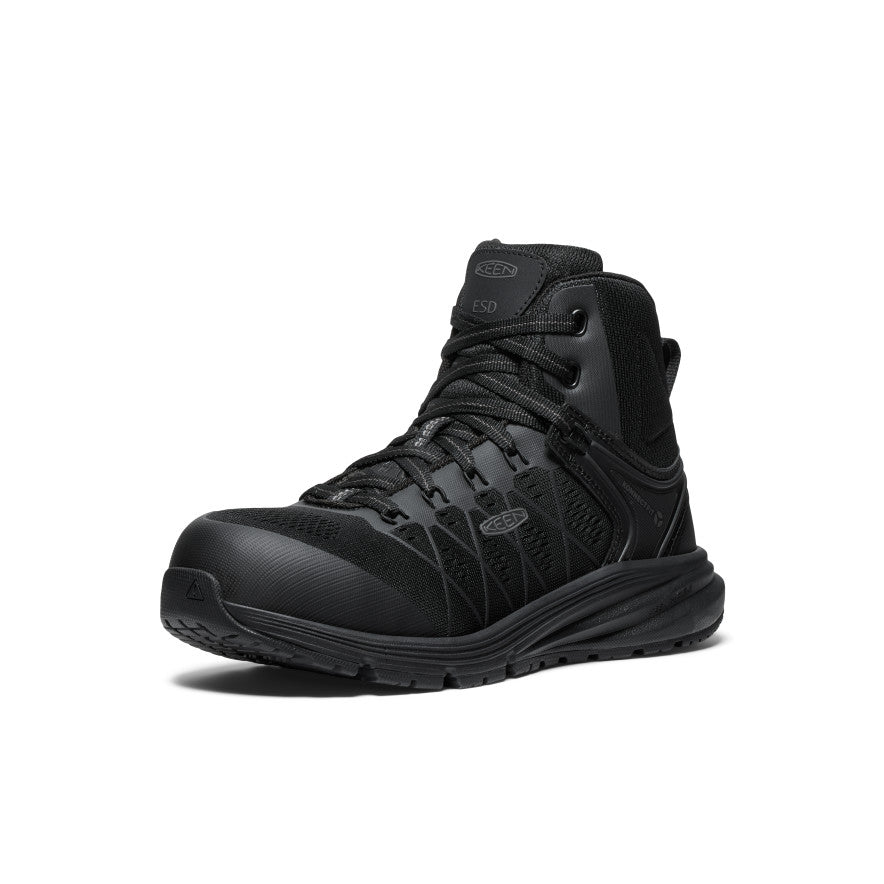 Keen On sale | Women's Vista Energy Mid ESD (Carbon Toe) Black/Black