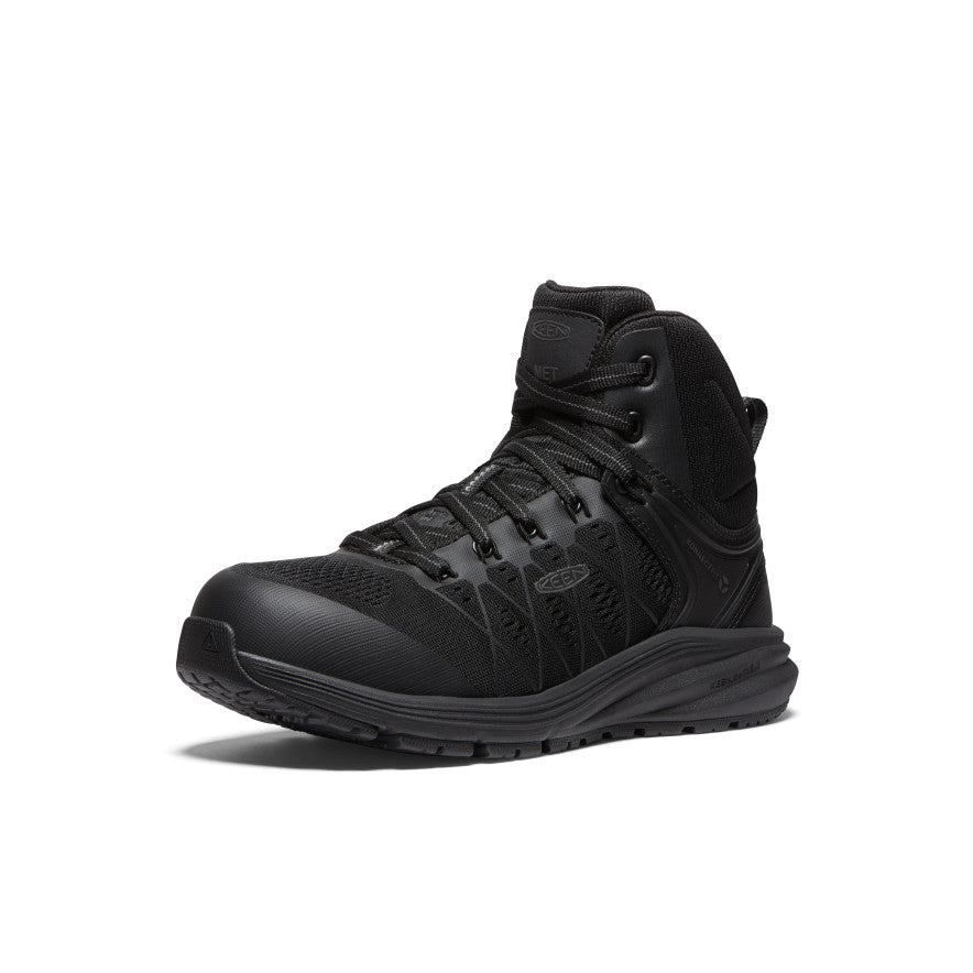 Keen Outlet | Women's Vista Energy Mid INT MET (Carbon Toe) Black/Raven