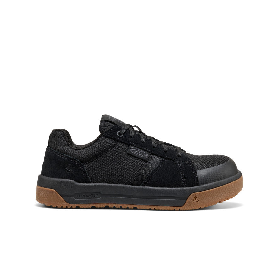 Keen Hot style | Women's Kenton Work Shoe (Carbon Toe) Black/Gum
