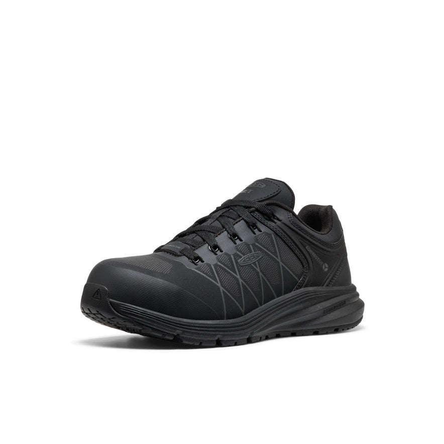 Keen Online | Women's Vista Energy XT Work Sneaker INT MET (Carbon Toe) Black/Magnet