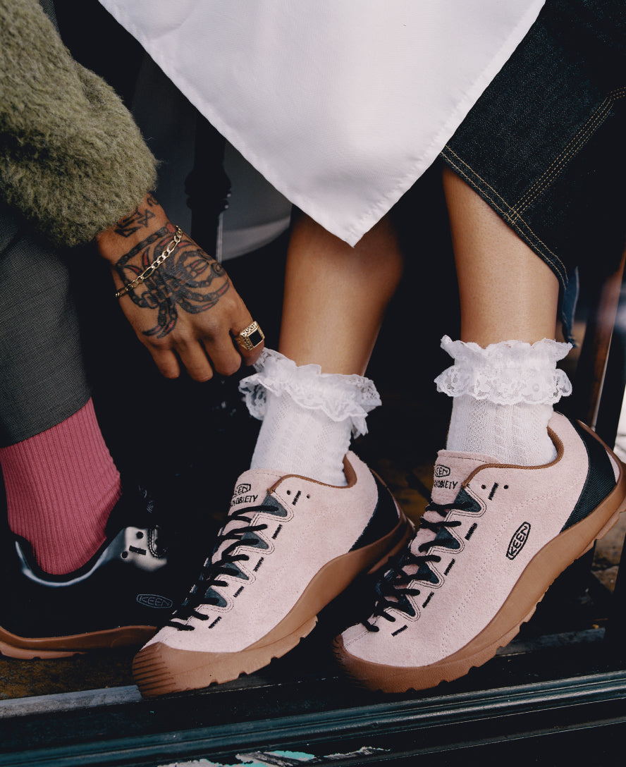 Keen | Women's Jasper Sneaker x Highsnobiety Black/Gum
